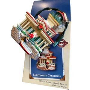 Hallmark Ornament Lighthouse Greetings Magic Collector's Series 2002